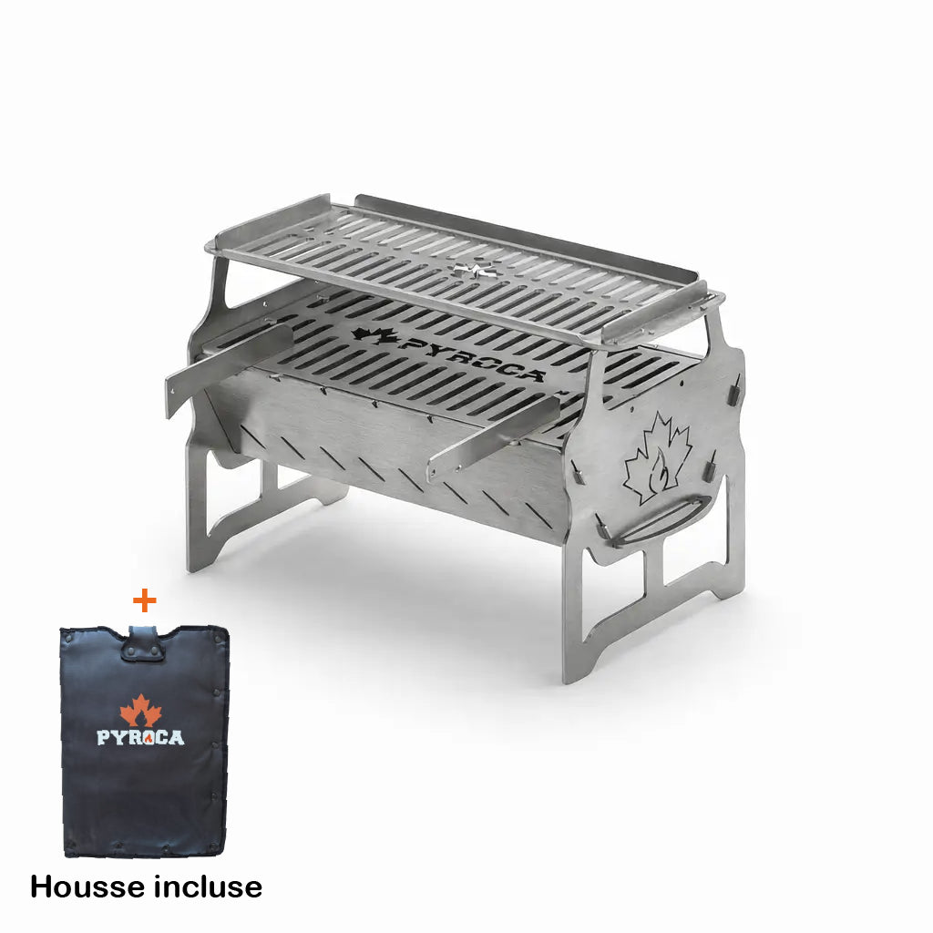 Barbecue nomade EVO PYROCA premium acier modulaire