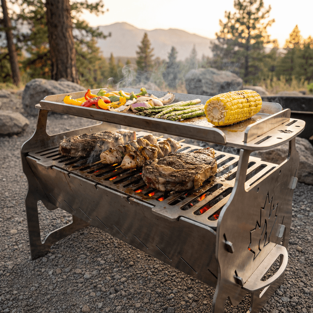 Plancha Surélevée EVO — Cuisson Douce PYROCA