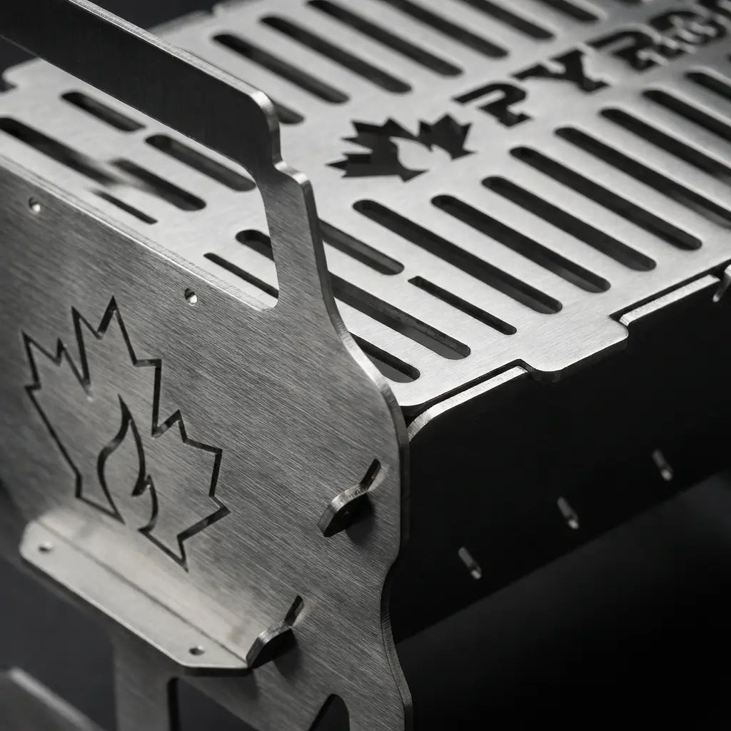 barbecue nomade EVO acier focus outdoor PYROCA