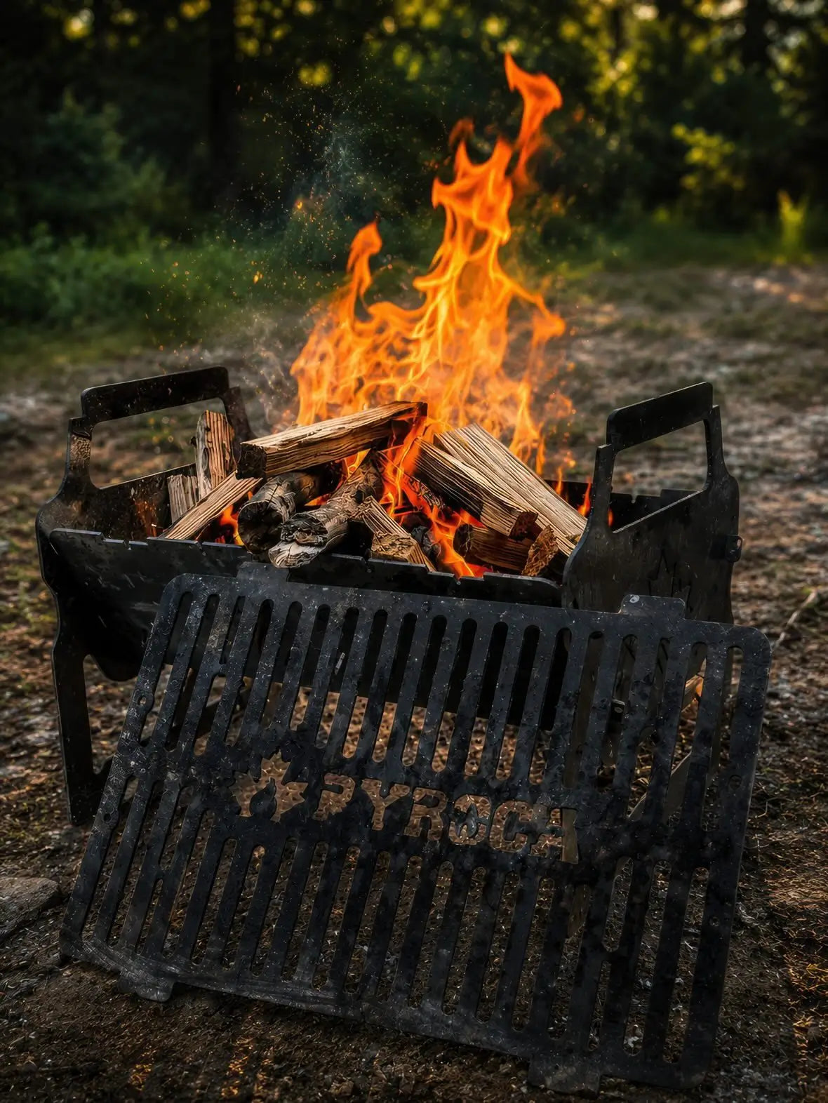 Barbecue nomade EVO PYROCA premium acier modulaire