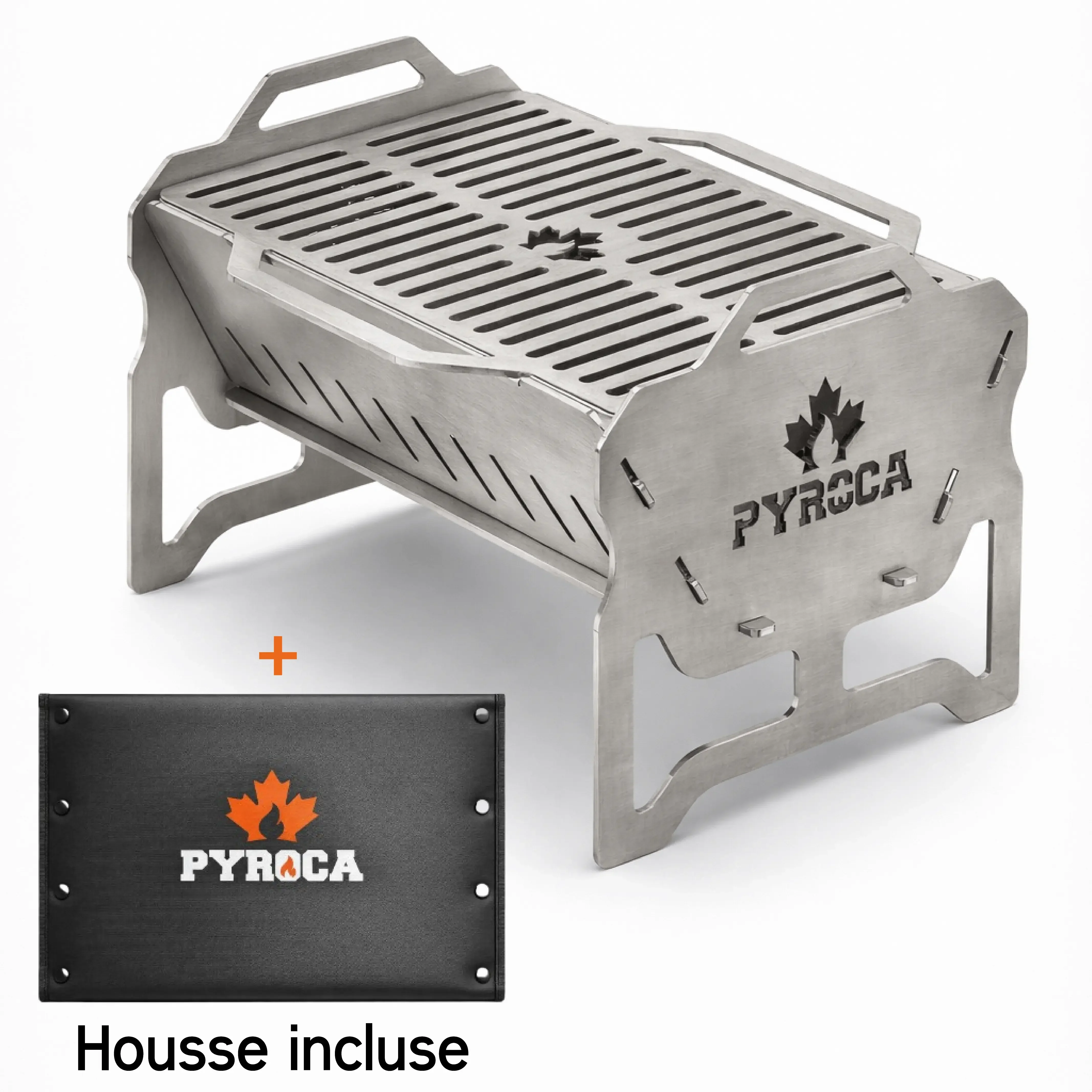 Barbecue nomade XL PYROCA acier premium 